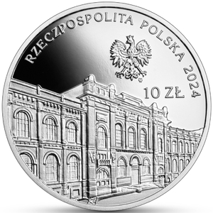 100th anniversary of the establishment of Bank Polski SA 10 PLN Silber 2024 Proof High Relief