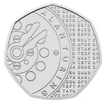 Alan Turing 2022 UK 50p Brilliant Uncirculated Coin