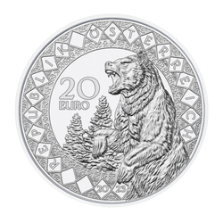 America - The Healing Power of the Bear 20 Euro Silber 2023 Proof