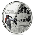 Antigua & Barbuda: Rum Runner coloured 1 oz Silber 2019 Proof