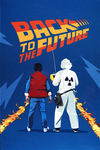 Back to the Future: Marty McFly and Doc Brown 35 g Silver Foil 2021