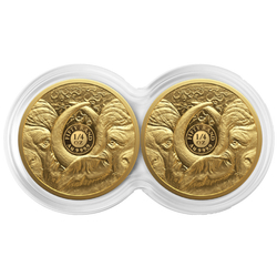 Big Five II: Buffalo - Double Capsule - Set 2 x 1/4 oz Gold 2023 Proof