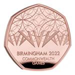 Birmingham 2022 Commonwealth Games UK 50p Gold Proof Coin