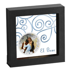 Cameroon: Francesco Hayez - El Beso coloured Silver 2022 Proof Coin