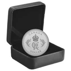 Canada: His Majesty King Charles III's Royal Cypher $1 Silber 2023 Proof 