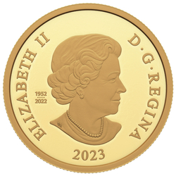 Canada: His Majesty King Charles III's Royal Cypher $200 Gold 2023 Proof 