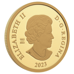 Canada: His Majesty King Charles III's Royal Cypher $200 Gold 2023 Proof 