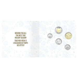 Canada: Holiday Gift 5 Coins Silber 2024 Set