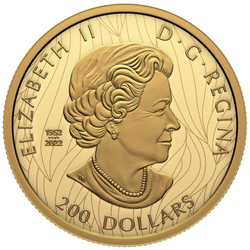 Canada: The Striking Bald Eagle $200 Gold 2023 Proof 