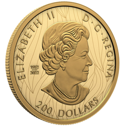 Canada: The Striking Bald Eagle $200 Gold 2023 Proof 