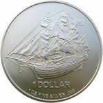 Cook Islands Bounty 1 oz Silber 2009