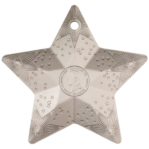 Cook Islands: Holiday Ornament - Starry Sky 1 oz Silver 2024 Silk Coin