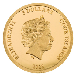 Cook Islands: Mountains – Half Dome 0,5 gram Gold 2023 Proof