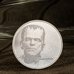 Cook Islands: Typefaces - Frankenstein 1 oz Silber 2023 Proof 