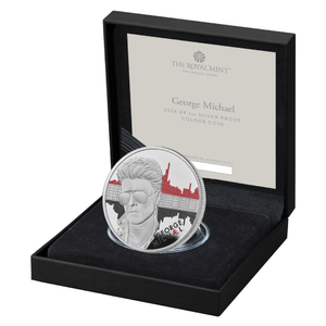 George Michael coloured 1 oz Silber 2024 Proof 