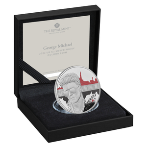 George Michael coloured 1 oz Silber 2024 Proof 