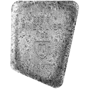 Germania Mint: Runes - Algiz coloured 1 oz Silber Bar Antique Finish