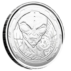 Ghana: Alien 1/2 oz Silber 2022 Prooflike