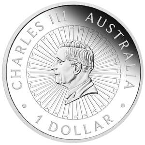 Great Southern Land 1 oz Silber 2024 Proof (Münze mit Chrysopras)