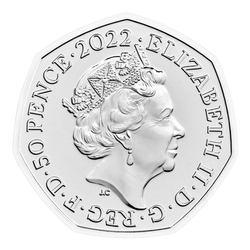 Harry Potter 25th Anniversary 50p Cupro-nickel 2022 