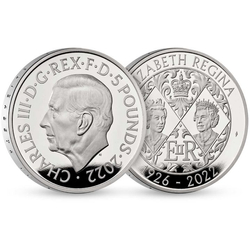 Her Majesty Queen Elizabeth II £5 Silver 2022 Proof 