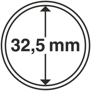 Leuchtturm - Coin Capsule 32,5 mm 100 pcs