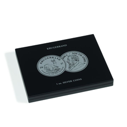 Leuchtturm Presentation cases Volterra for 20 Krügerrand 1 oz Silver coins in capsules Quadrum