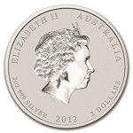 Lunar II: Jahr des Drachen 2 oz Silber 2012