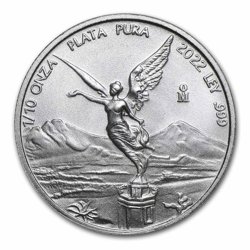 Mexikanische Libertad 1/10 oz Silber 2022