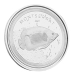 Montserrat Blue Girdled Angelfish 1 oz Silver 2021