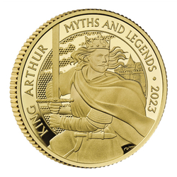 Myths & Legends: King Arthur 1/4 oz Gold 2023 Proof