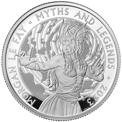 Myths & Legends: Morgan Le Fay 2 oz Silber 2023 Proof