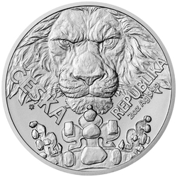 Niue: Czech Lion 2 oz Silber 2023