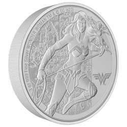 Niue: DC Comics - Wonder Woman 3 oz Silber 2023 Proof