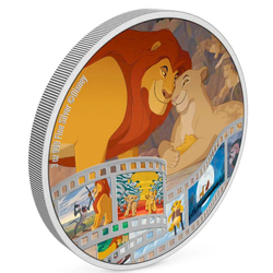 Niue: Disney Cinema Masterpieces - The Lion King coloured 3 oz Silber 2022 Proof