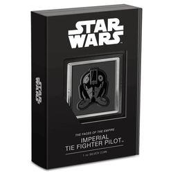 Niue: Star Wars The Faces of the Empire - Imperial TIE Fighter Pilot coloured 1 oz Silber 2021 Proof