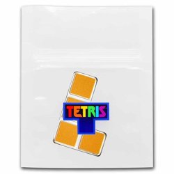 Niue: Tetris - L-Tetrimino Block coloured 1 oz Silber 2023 Coin (orange)