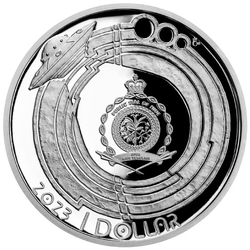 Niue: The Milky Way - The First Czechoslovak in Space $1 Silber 2023 Proof