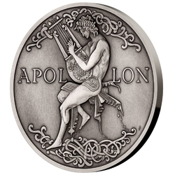 Niue: Universal Gods - Apollon 5 oz Silber 2022 