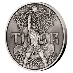 Niue: Universal Gods - Thor 5 oz Silber 2022 