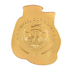 Palau: Boxing 0,5 gram Gold Silk Coin