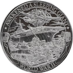 Patriot: World War II 1 oz Silber 2019 Prooflike Round