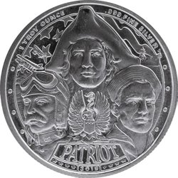 Patriot: World War II 1 oz Silber 2019 Prooflike Round