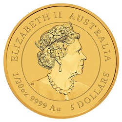 Perth Mint: Lunar III - Year of the Rabbit 1/20 oz Gold 2023