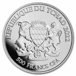 Republic of Chad: Celtic Animals - Rooster 1 oz Silber 2022