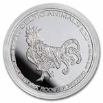 Republic of Chad: Celtic Animals - Rooster 1 oz Silber 2022