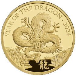 Royal Mint Lunar: Year of the Dragon 1 oz Gold 2024 Proof