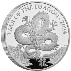 Royal Mint Lunar: Year of the Dragon 5 oz Silber 2024 Proof