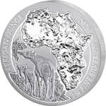 Rwanda: African Ounce - Okapi 1 oz Silber 2021