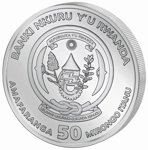 Rwanda: Lunar - Year of the Rabbit 1 oz Silber 2023 Proof